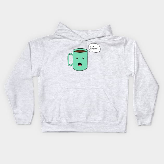 coffee is important Kids Hoodie by terastar